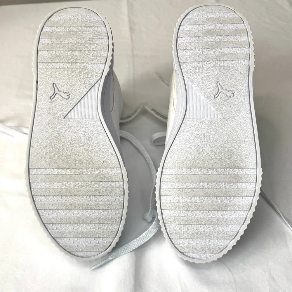 PUMA Women's Carina Mid Sneaker White 7.5 - Picture 12 of 13